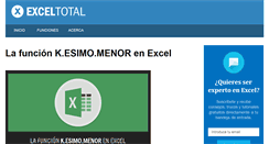 Desktop Screenshot of exceltotal.com